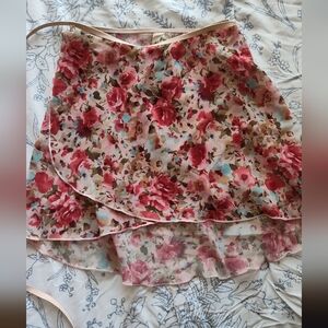 Body Wrappers Wrap Floral Ballet Skirt